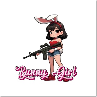 Tactical Bunny Girl Posters and Art